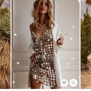 12th Tribe *GOLD* Disco Dress in XS